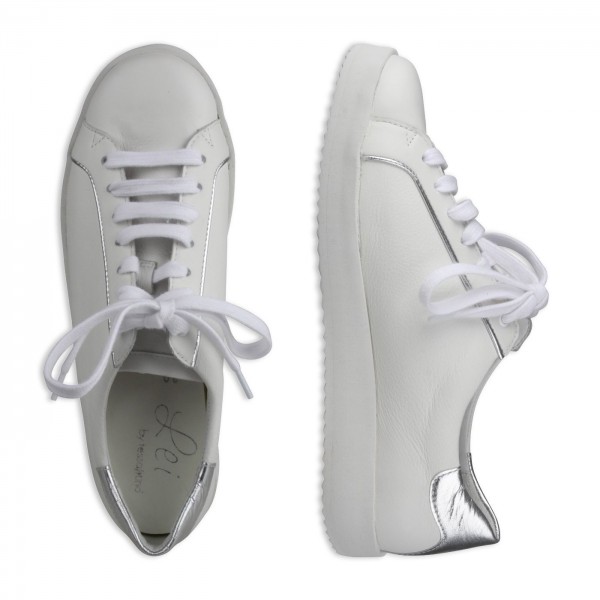 Lei By Tessamino Damensneaker Nena weiss/silber Kostenlose Rückgabe