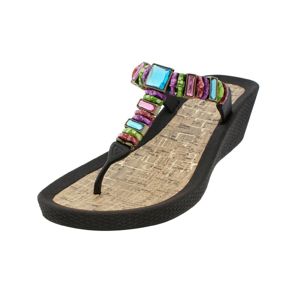 Beachandstreet Poolschuhe Malibu Zehengreifer mit Keilabsatz Bis zu 50% Rabatt