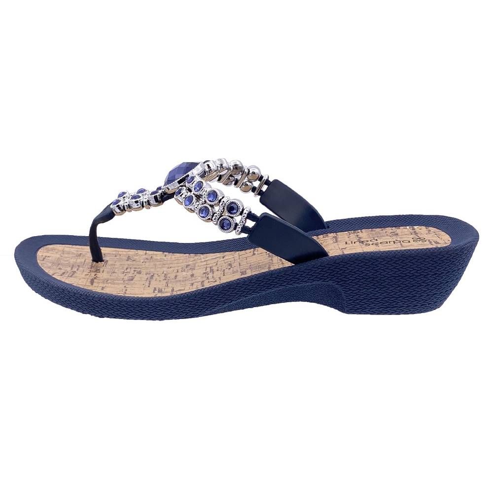 Beachandstreet Badeschuhe Damen • Soria • Zehentrenner mit kleinem Keilabsatz Bis zu 60% Rabatt