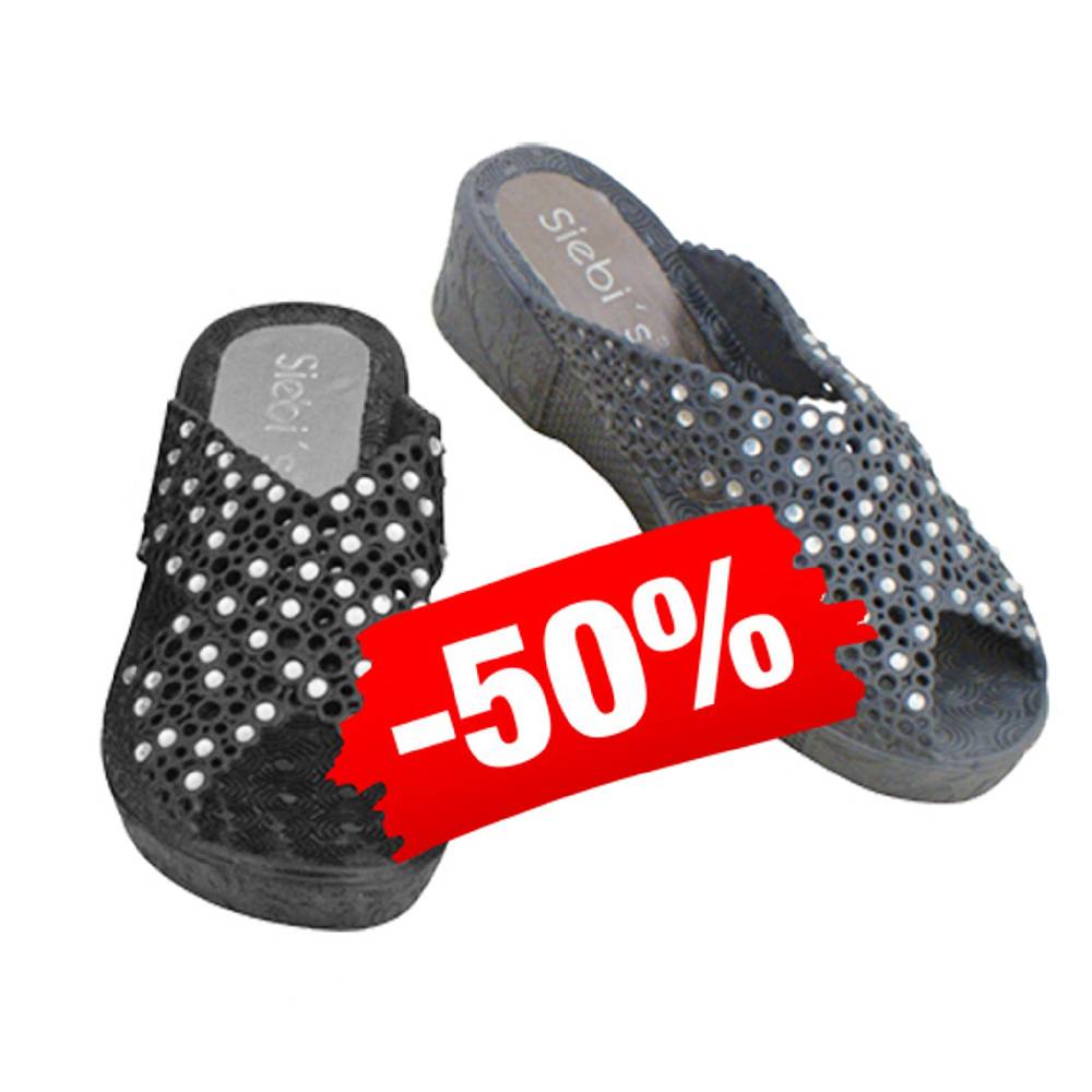 Beachandstreet Badeschuhe Damen Thira mit Strass und Keilabsatz Riesige Rabatte