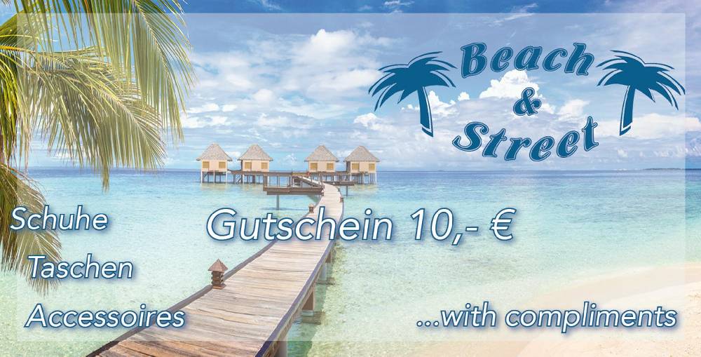 Beachandstreet Geschenkgutschein 50% Rabatt für begrenzte Zeit