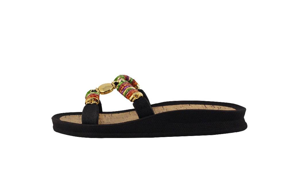 Beachandstreet Badeschuhe Damen • Rhodos • Badepantolette für Frauen mit H-Oberteil Rabatte dieses Monats