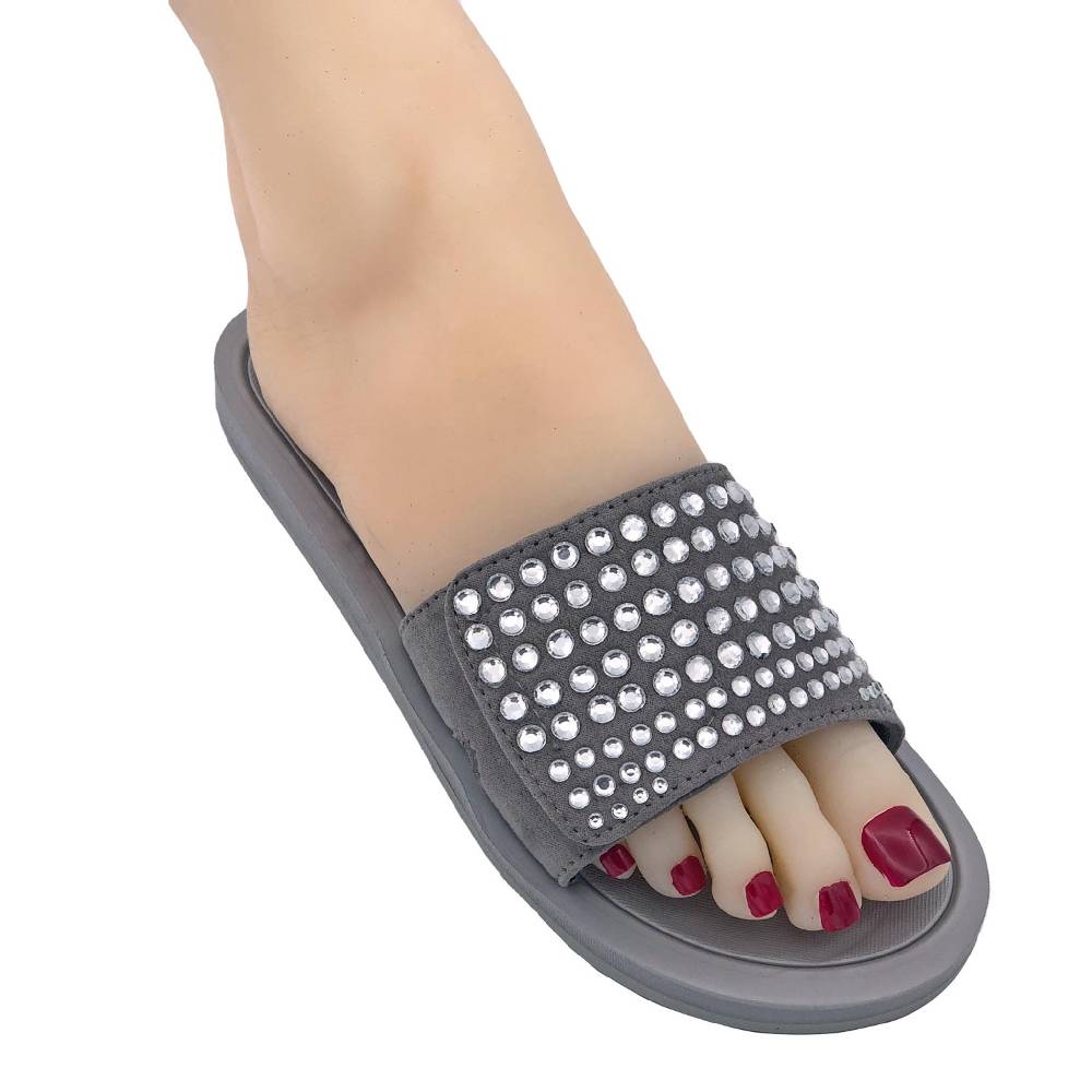 Beachandstreet Badeschuhe Rügen für Pool Wellness Spa mit Strass und Klettverschluss Verkauf