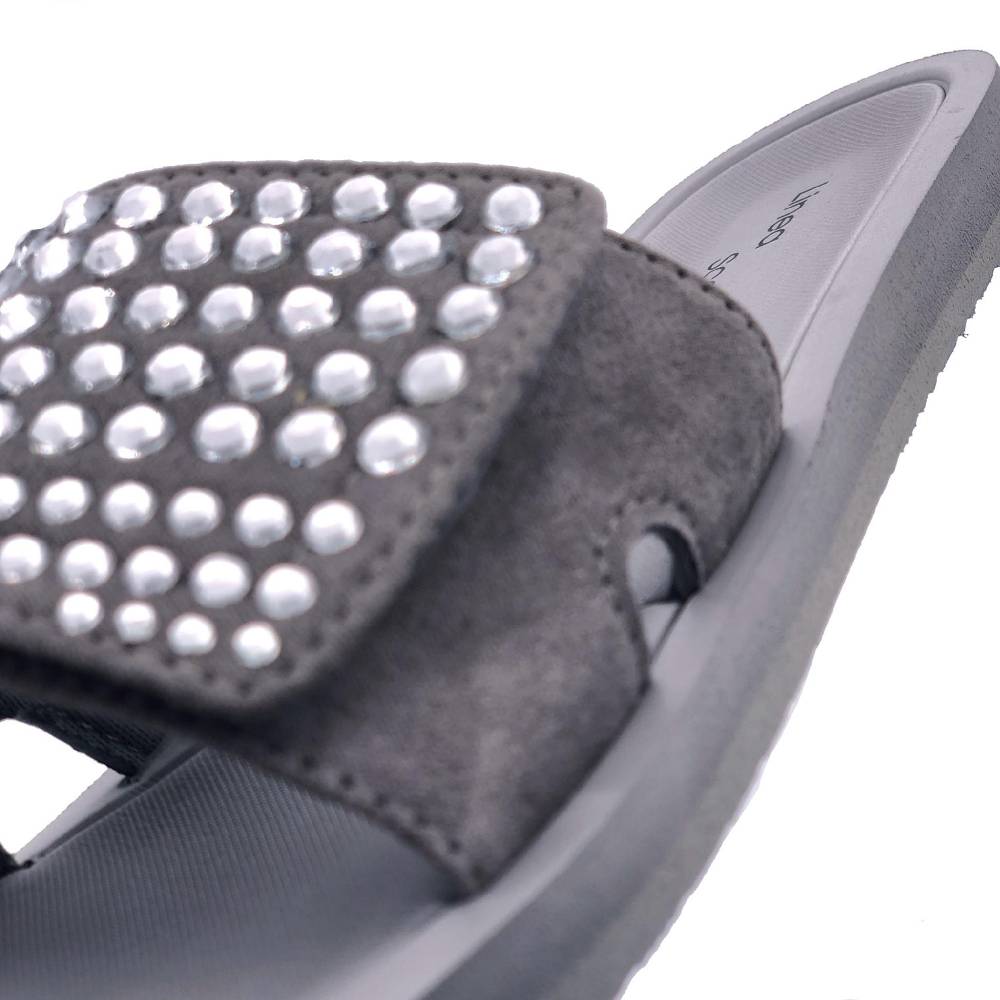Beachandstreet Badeschuhe Rügen für Pool Wellness Spa mit Strass und Klettverschluss Verkauf