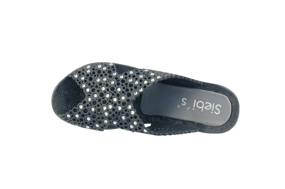 Beachandstreet Badeschuhe Damen Thira mit Strass und Keilabsatz Fabrik Onlineshop