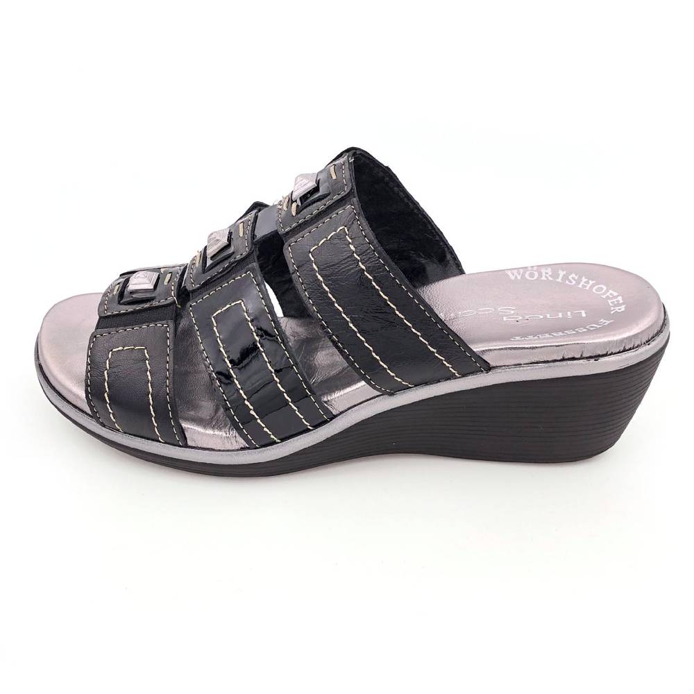 Beachandstreet Modische Fussbettsandale "Greta F" - made in Italy Fabrikpreis