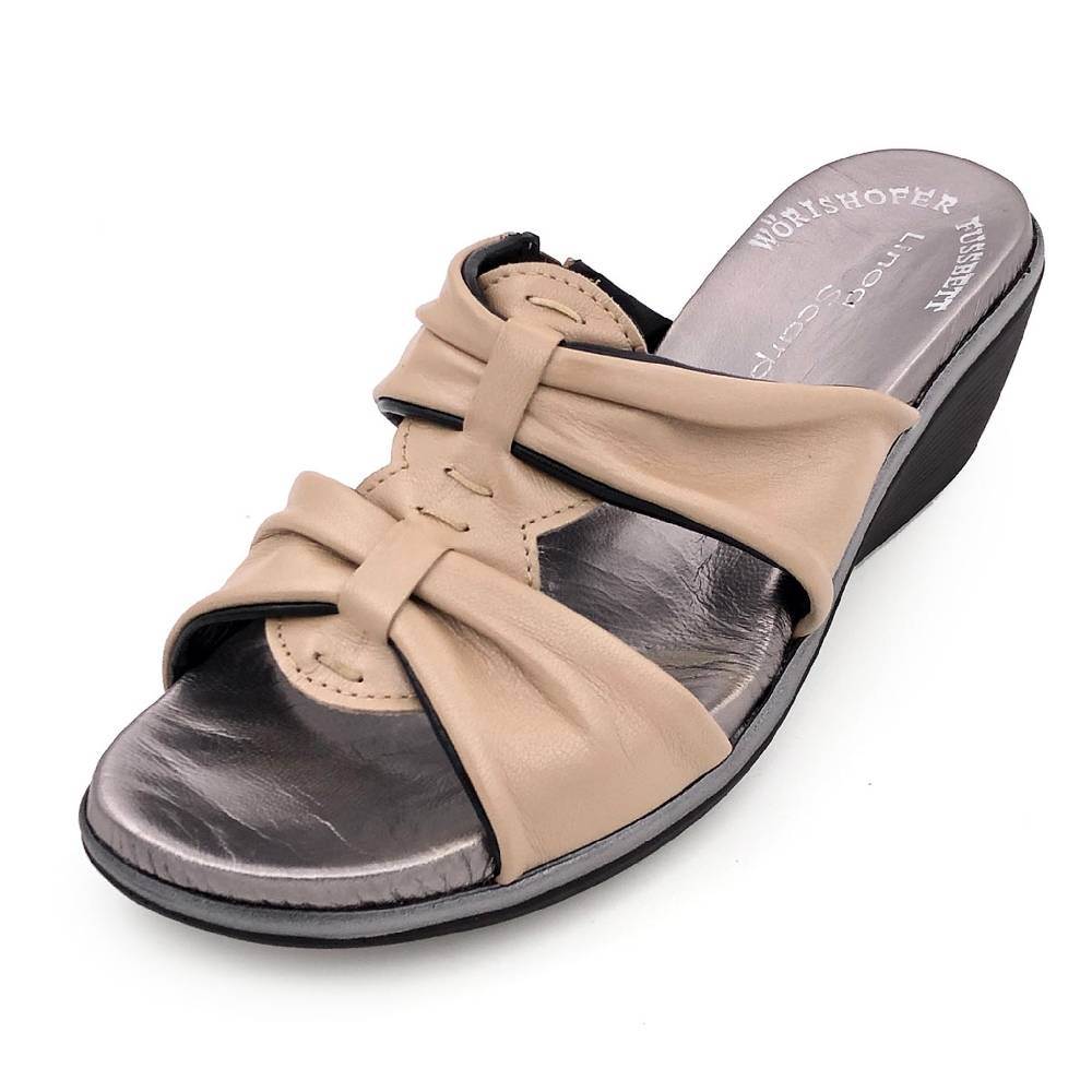 Beachandstreet Modische Fussbettsandale "Lotta F" - made in Italy Sonderangebot
