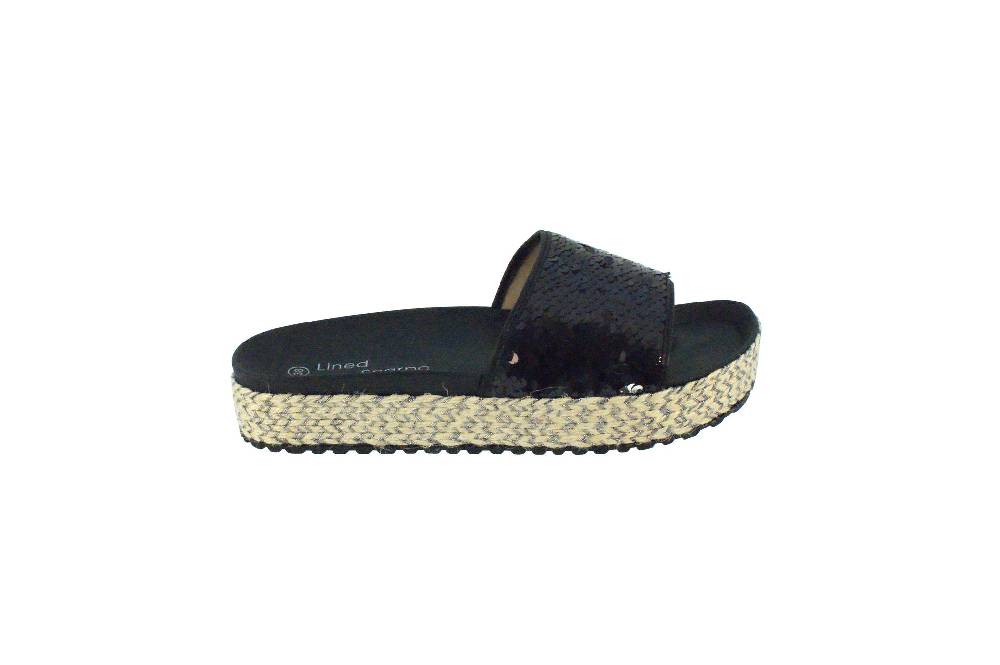 Beachandstreet Sommersandale Lucca mit Plateausohle (38 EU, schwarz) Großer Ausverkauf