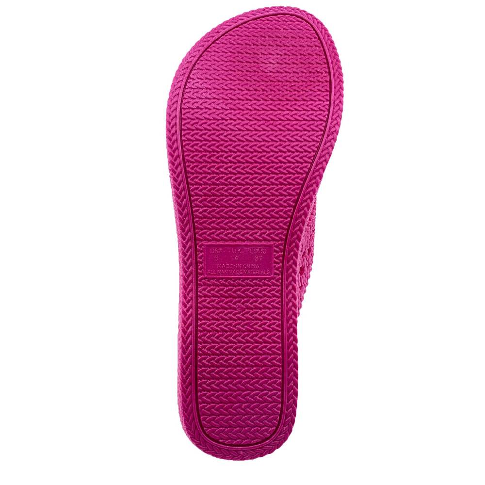 Beachandstreet Siebi's Poolschuhe Frauen - Rab - in Flechtoptik und knalligem Pink - fällt klein aus Online Shopping