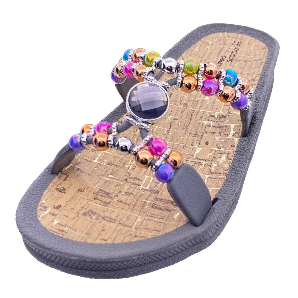 Beachandstreet Linea Scarpa Badeschuhe Damen • Syros • halluxfreundliche Badepantolette mit rutschhemmender Sohle Heißer Verkauf