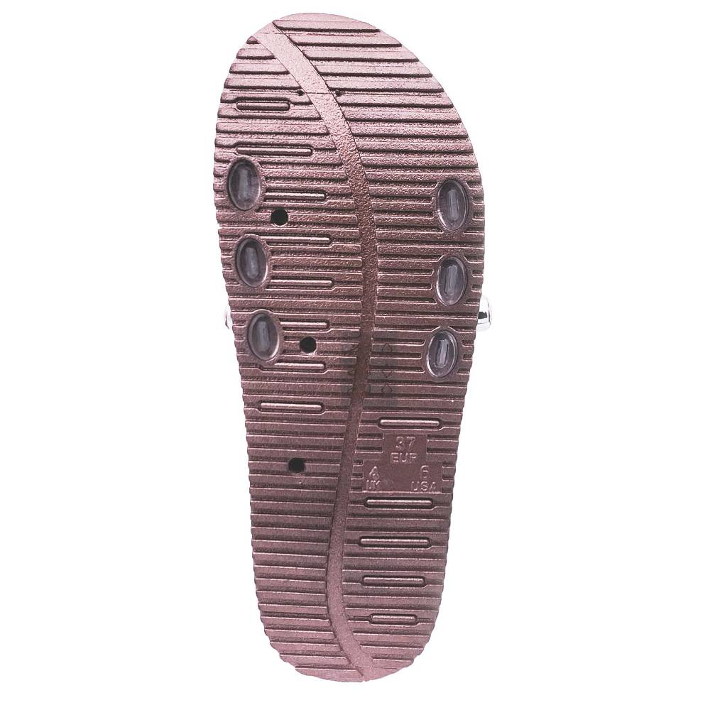 Beachandstreet Florenz - Badeschuhe mit transparentem Oberteil und großen Acrylsteinen Kostenlose Rückgabe