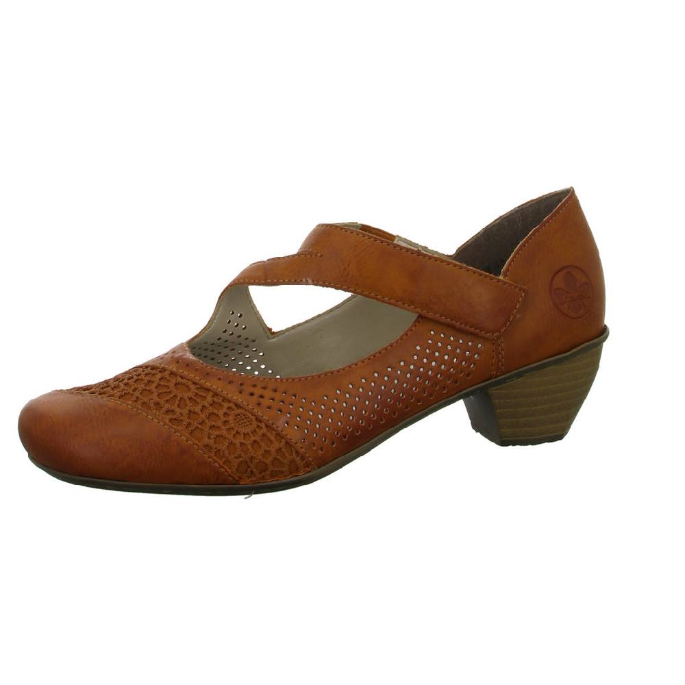Rieker Pumps mit Riemen (diverse Absätze) Letzter Tag