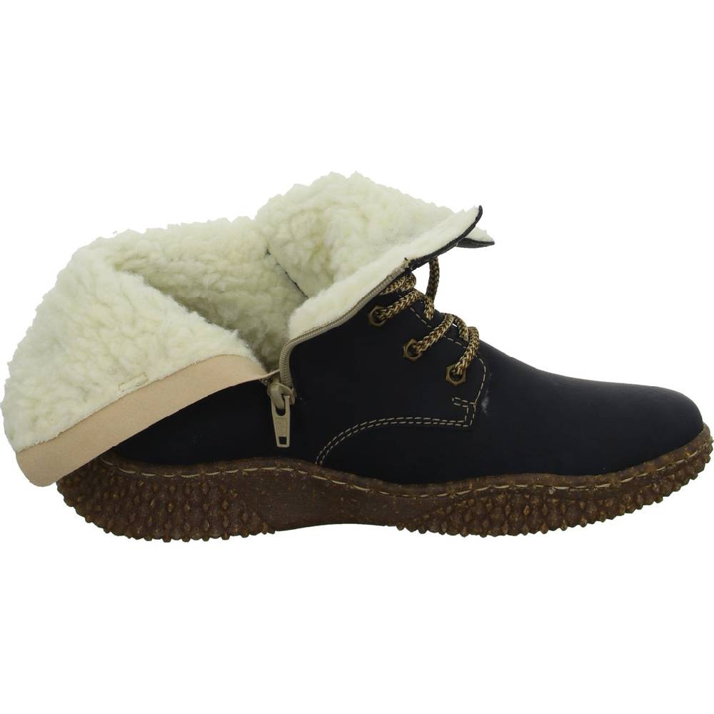 Rieker Schnürstiefelette Warmfutter bis 35mm Absatz (casual) Kostenloser Versand international
