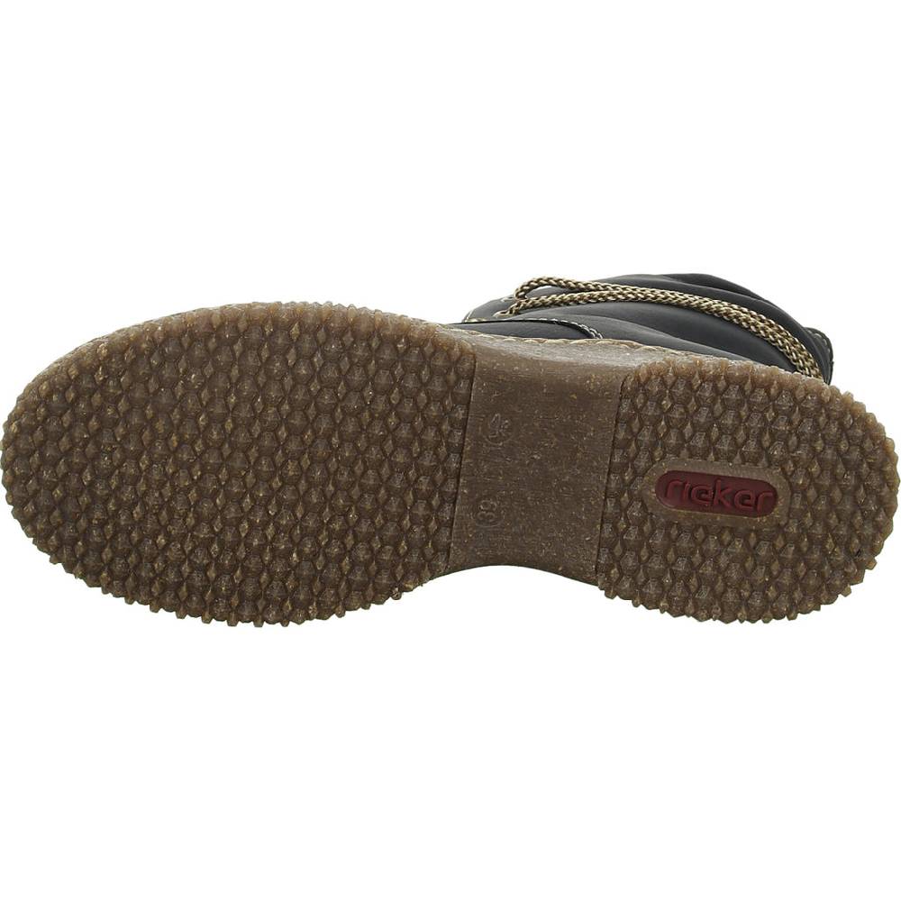 Rieker Schnürstiefelette Warmfutter bis 35mm Absatz (casual) Kostenloser Versand international
