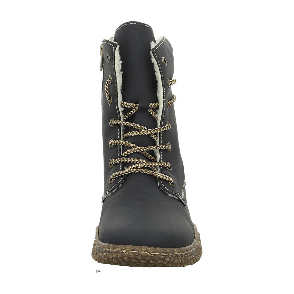 Rieker Schnürstiefelette Warmfutter bis 35mm Absatz (casual) Kostenloser Versand international