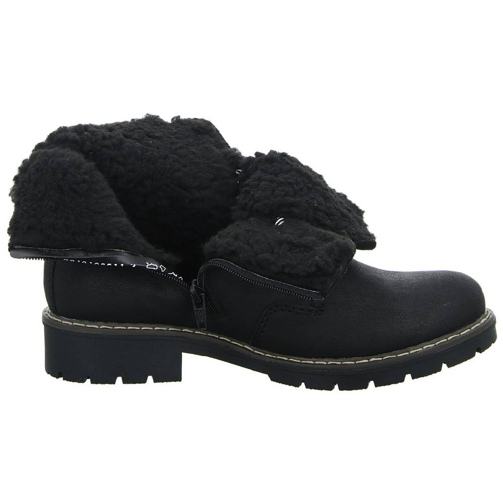 Rieker Schnürstiefelette Warmfutter bis 35mm Absatz (casual) Black Friday Preise
