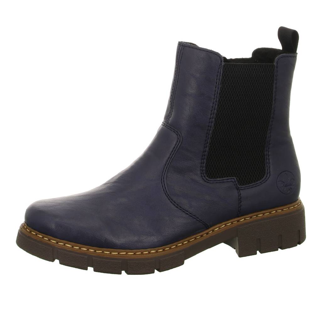 Rieker Schlupf-/Reißverschlußstiefelette Warmfutter bis 35mm Absatz (casual) 50% Rabatt für begrenzte Zeit