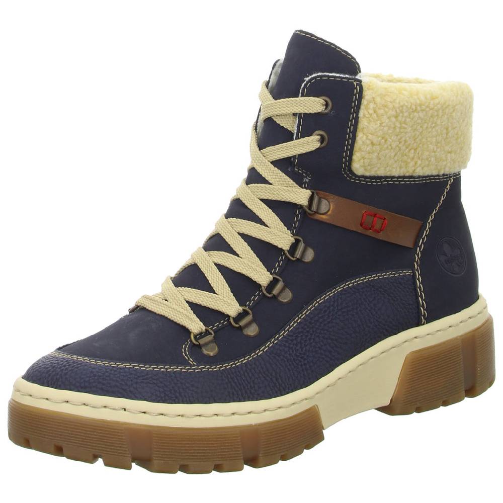 Rieker Schnürstiefelette Warmfutter bis 35mm Absatz (casual) Rabatte dieses Monats