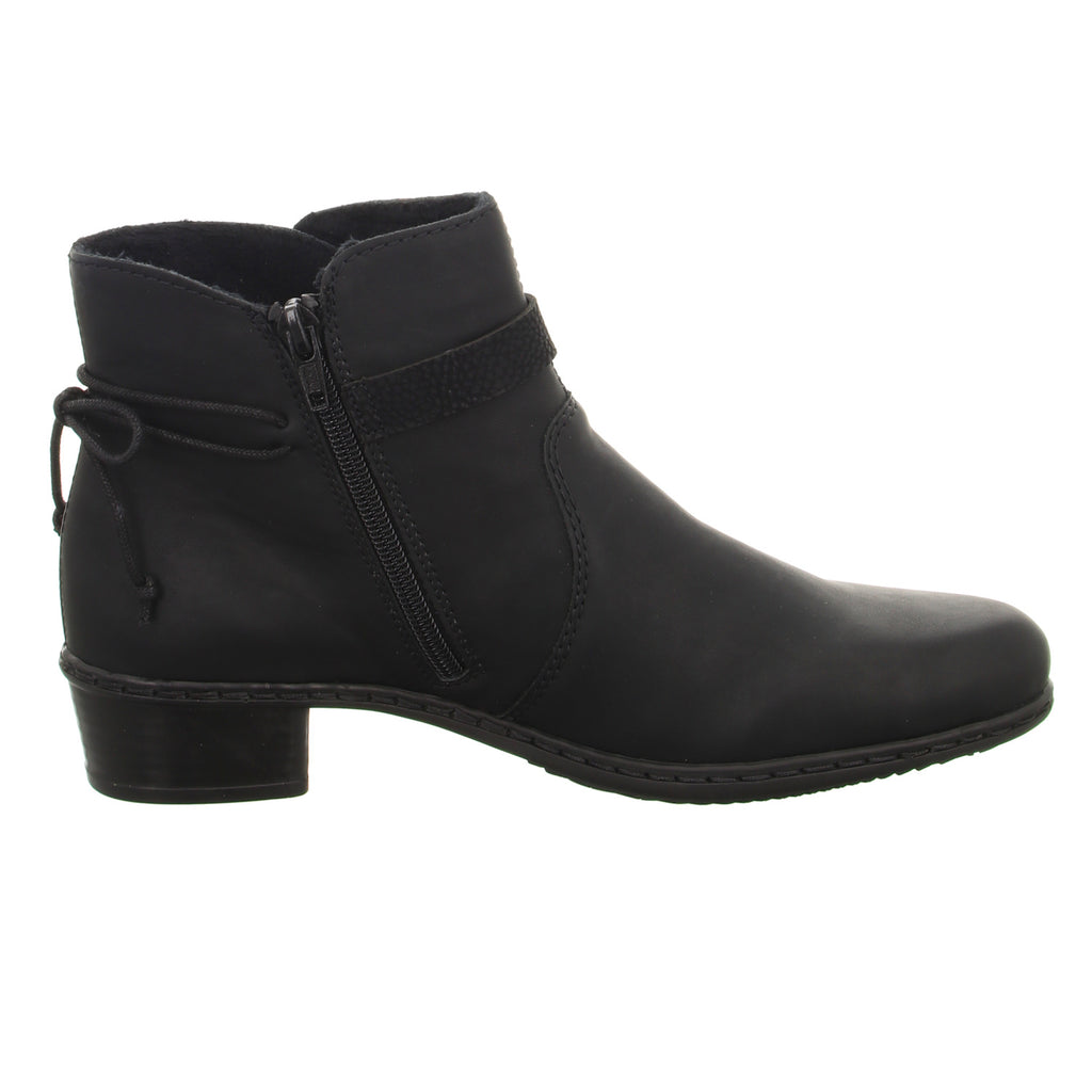 Rieker Schlupf-/Reißverschlußstiefelette Warmfutter ab 35mm Absatz Outlet