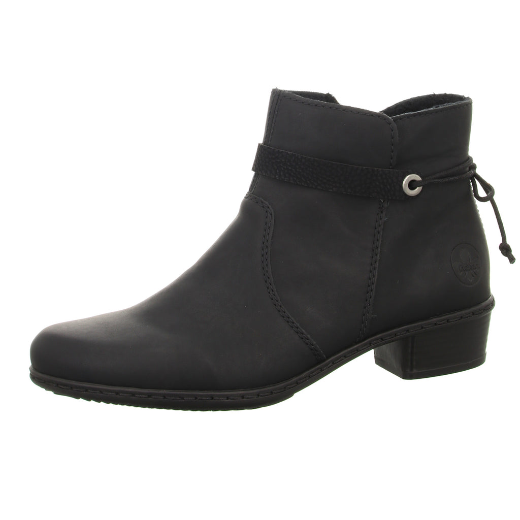 Rieker Schlupf-/Reißverschlußstiefelette Warmfutter ab 35mm Absatz Outlet