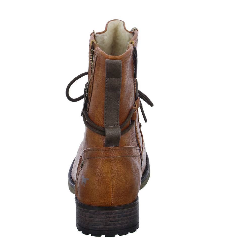 MUSTANG Schnürstiefelette Warmfutter bis 35mm Absatz (casual) Angebote