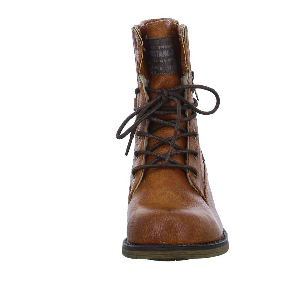 MUSTANG Schnürstiefelette Warmfutter bis 35mm Absatz (casual) Angebote