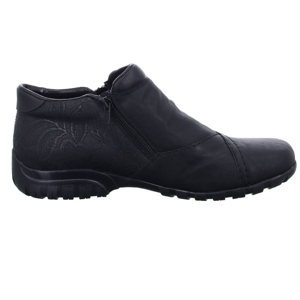 Rieker Schlupf-/Reißverschlußstiefelette Warmfutter bis 35mm Absatz (casual) Hotsell