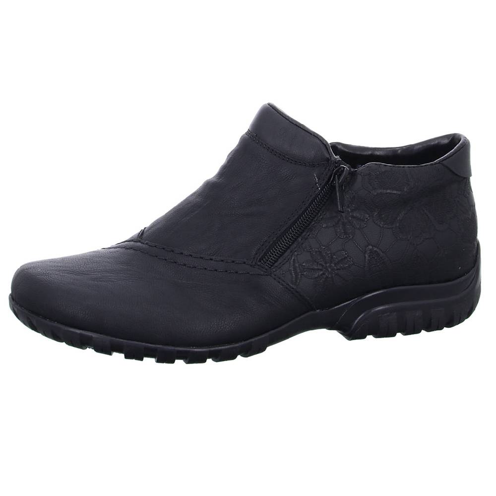 Rieker Schlupf-/Reißverschlußstiefelette Warmfutter bis 35mm Absatz (casual) Hotsell