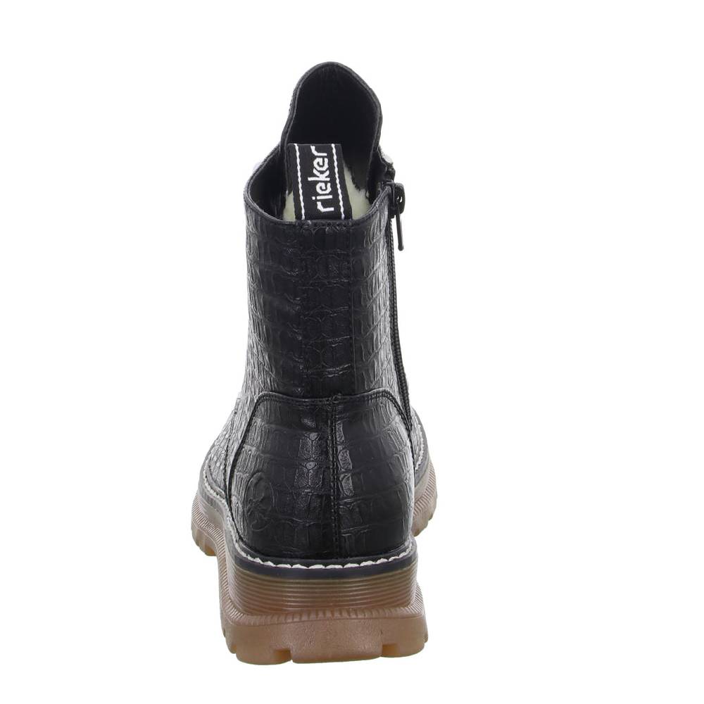Rieker Schnürstiefelette Warmfutter bis 35mm Absatz (casual) im Angebot