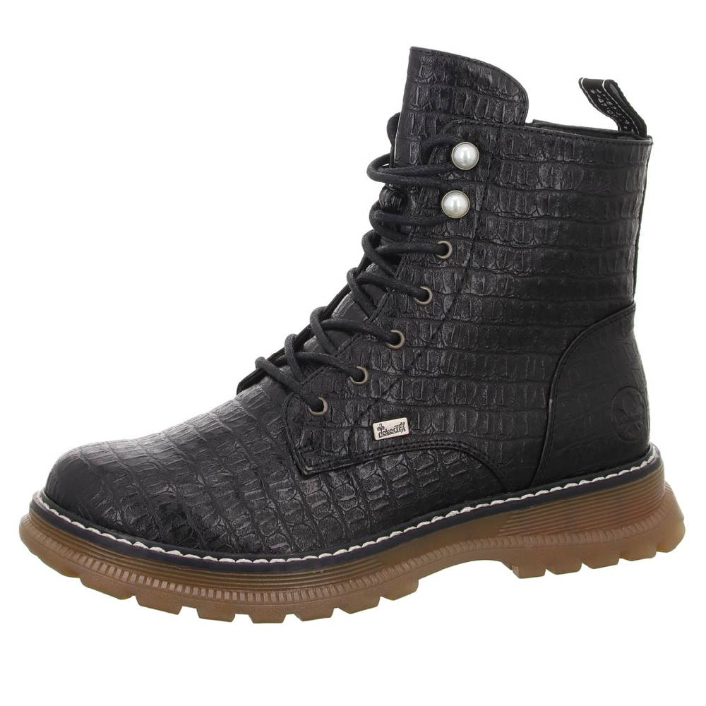 Rieker Schnürstiefelette Warmfutter bis 35mm Absatz (casual) im Angebot