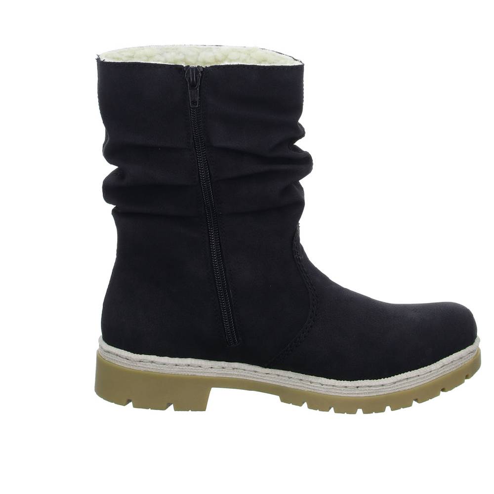 Rieker Schlupf-/Reißverschlußstiefelette Warmfutter bis 35mm Absatz (casual) Limitierter Zeitrabatt
