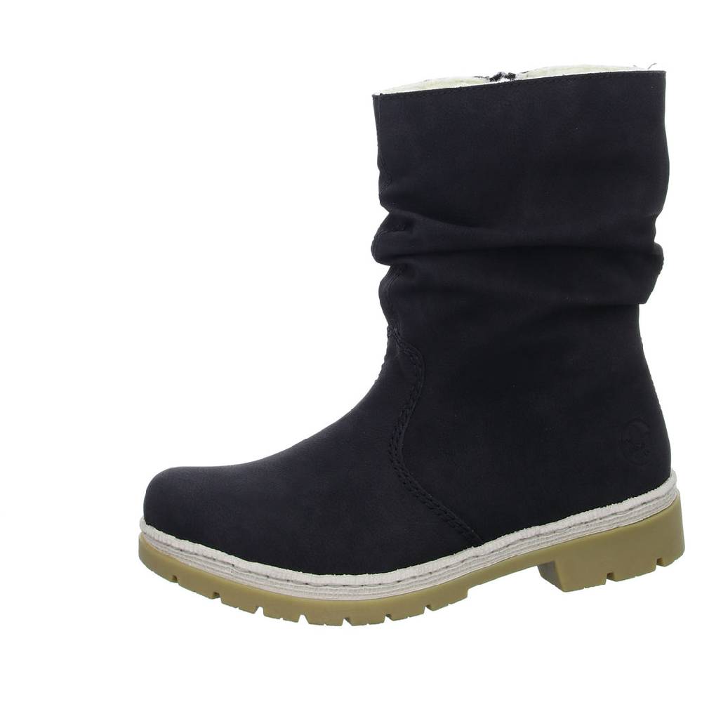 Rieker Schlupf-/Reißverschlußstiefelette Warmfutter bis 35mm Absatz (casual) Limitierter Zeitrabatt