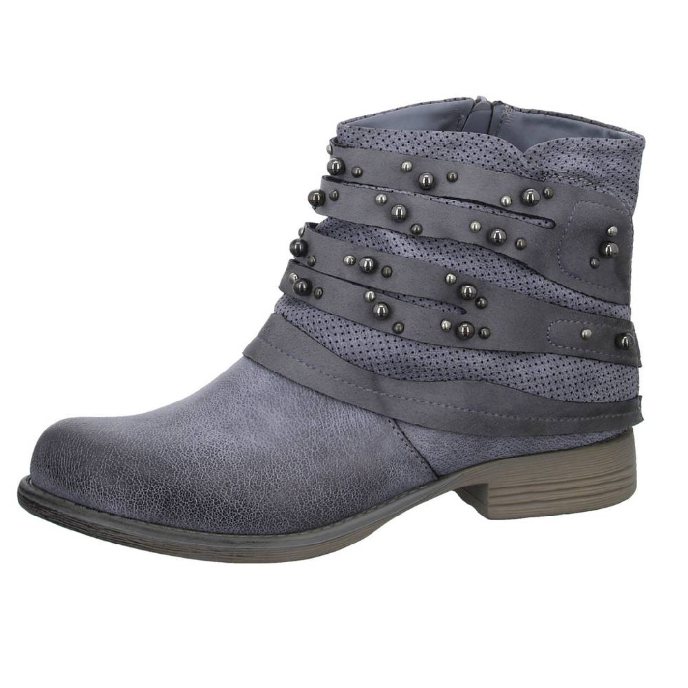 SDS Schlupf-/Reißverschlußstiefelette Warmfutter bis 35mm Absatz (casual) Fabrikpreis