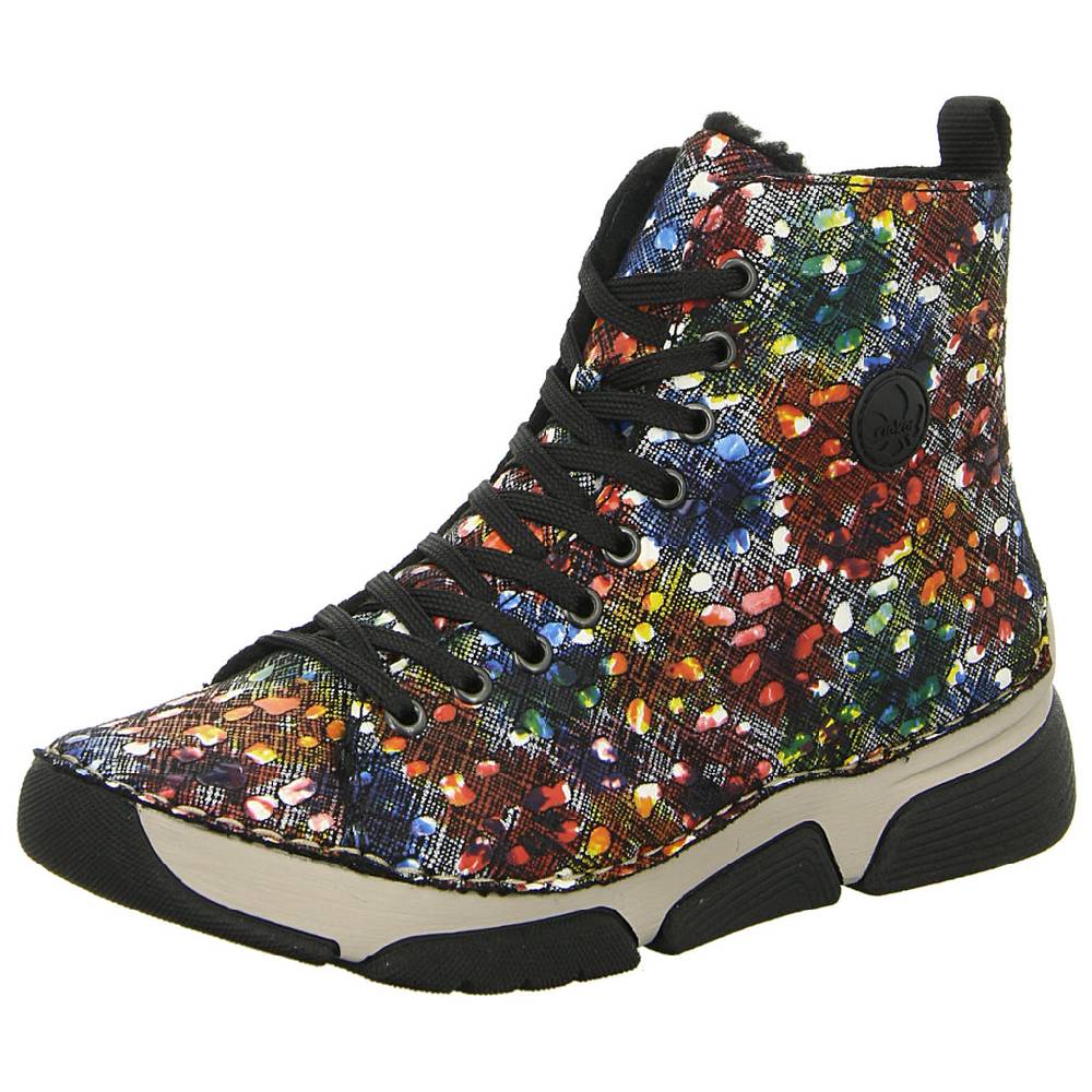 Rieker Schnürstiefelette Warmfutter bis 35mm Absatz (casual) Preisnachlass
