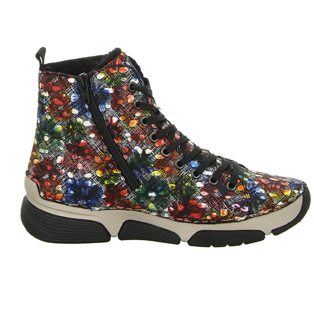 Rieker Schnürstiefelette Warmfutter bis 35mm Absatz (casual) Preisnachlass