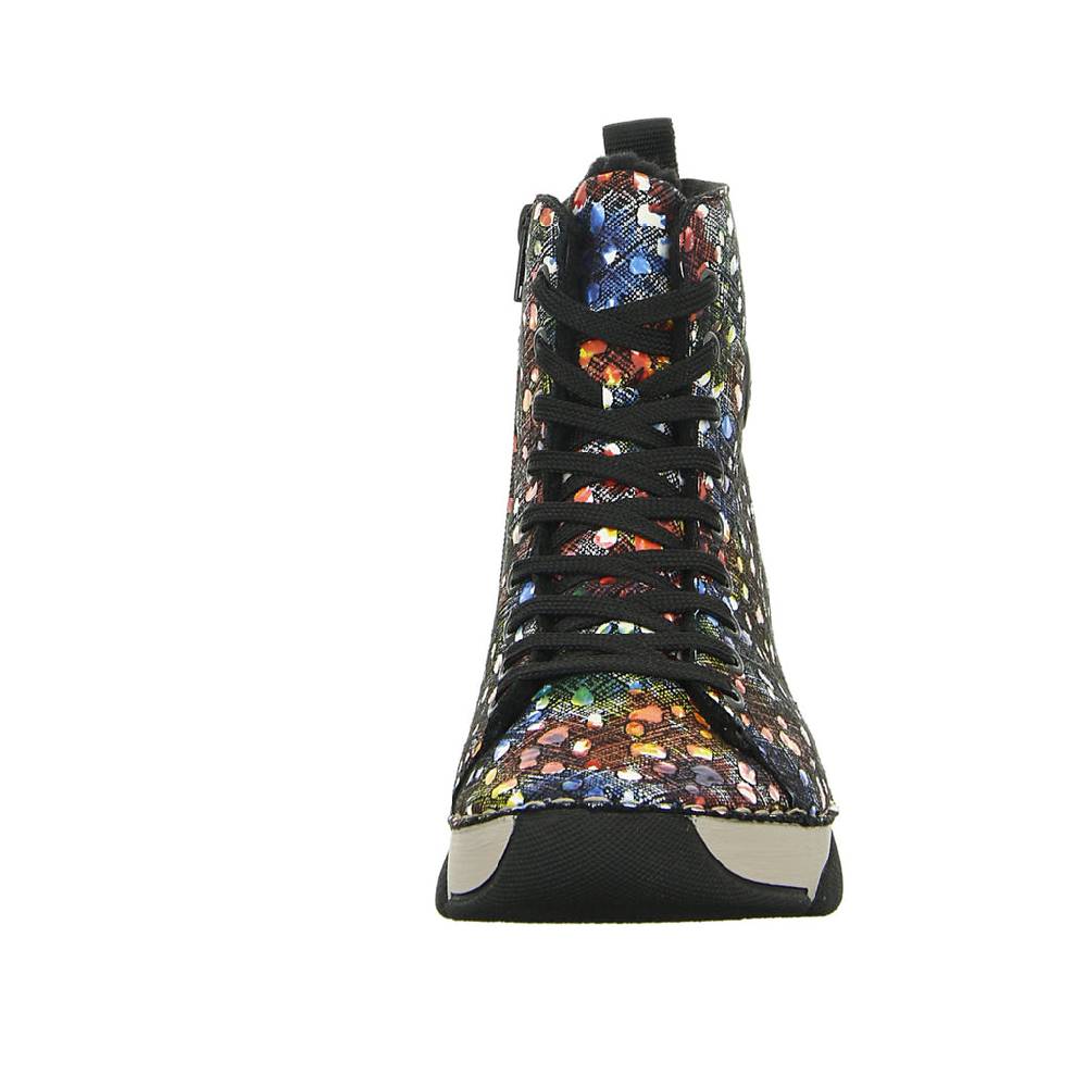Rieker Schnürstiefelette Warmfutter bis 35mm Absatz (casual) Preisnachlass
