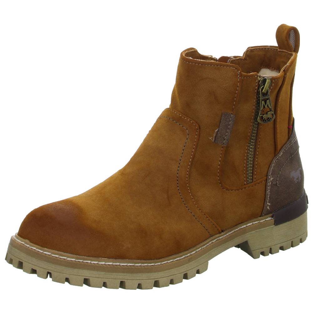 MUSTANG Schlupf/Reißverschlußstiefelette Warmfutter Freizeit (Casual) Preisnachlass