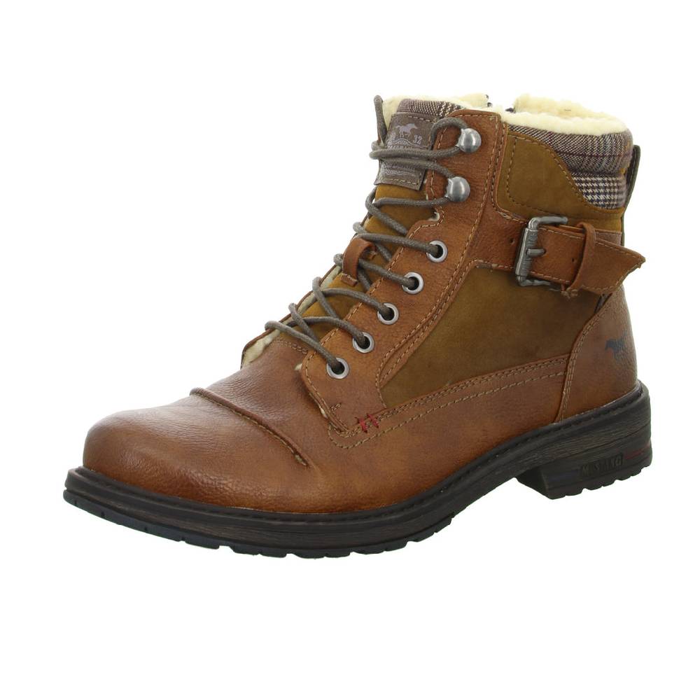 MUSTANG Schnürstiefelette Warmfutter Business (elegant) Saisonschlussverkauf