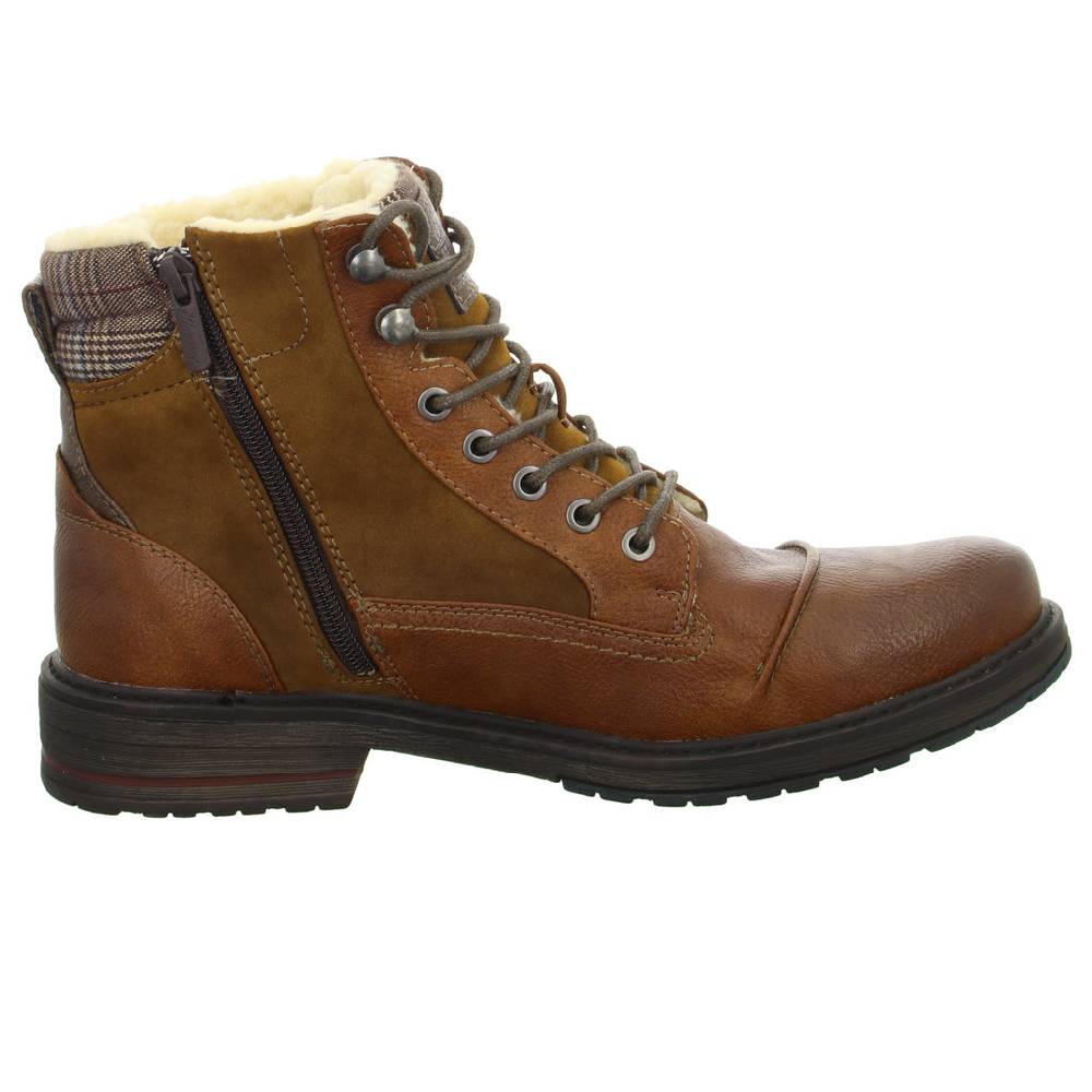 MUSTANG Schnürstiefelette Warmfutter Business (elegant) Saisonschlussverkauf