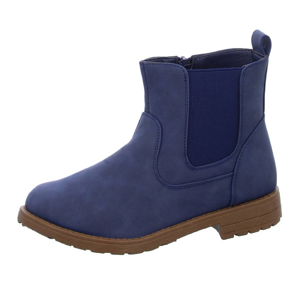 girlZ onlY Schlupf-/Klettstiefelette Warmfutter Räumungsverkauf