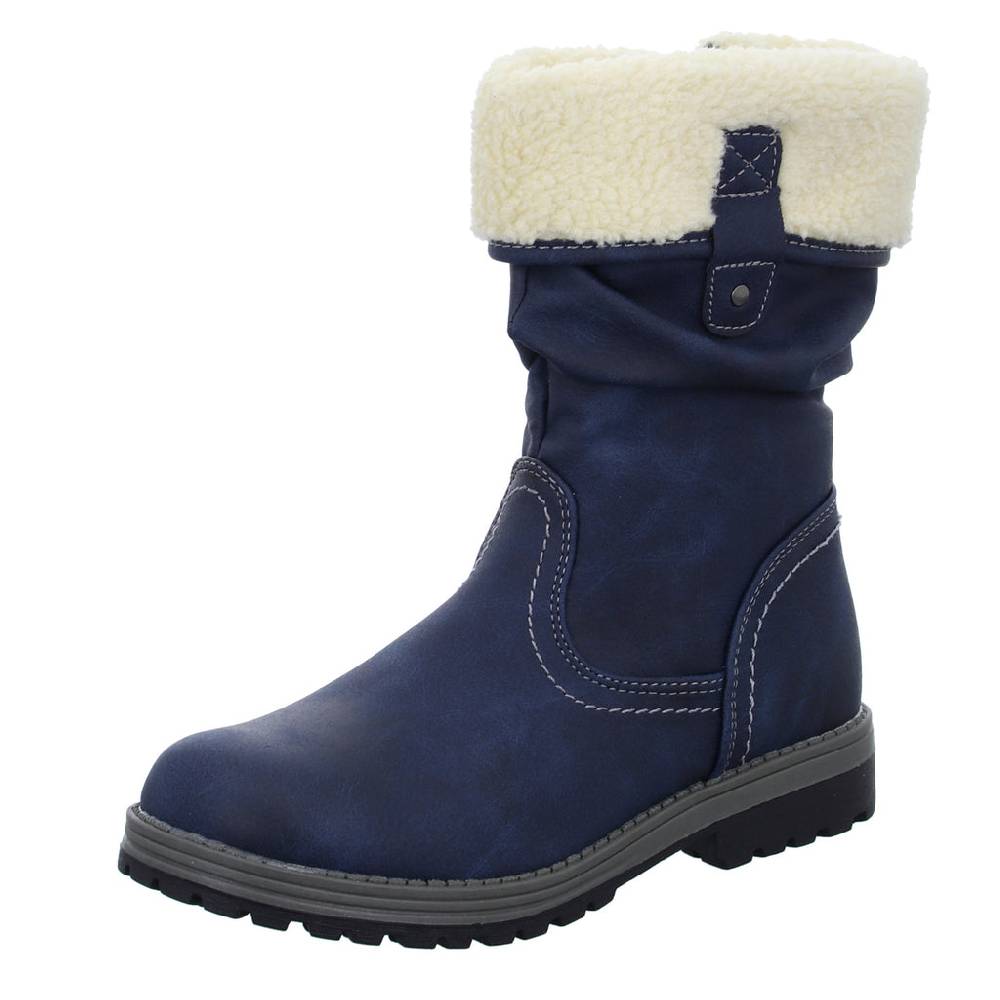 girlZ onlY Schlupf-/Klettstiefelette Warmfutter Sonderangebote