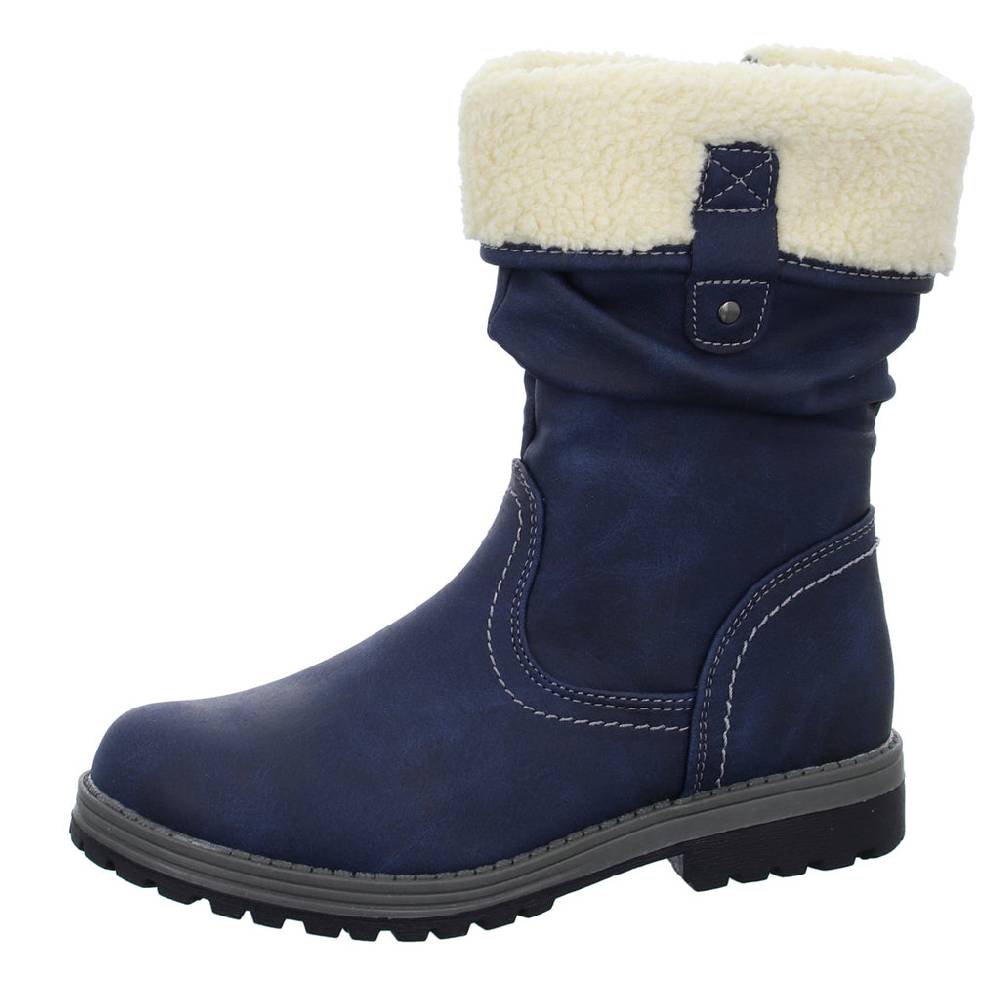 girlZ onlY Schlupf-/Klettstiefelette Warmfutter Sonderangebote