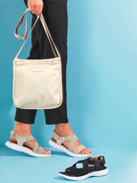24 Hours Sandale mit elastischen Riemchen Artikelnummer: 1818510 Verkauf