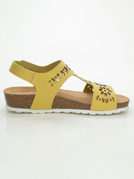 Naturläufer Bio-Keilsandale mit Lasercut im Blumenmuster Artikelnummer: 1828696.00001 Saisonale Angebote