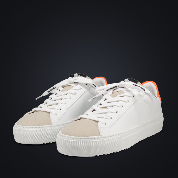 Noanymlz LEVEL O3 - WHITE / NEON RED Super Rabatt
