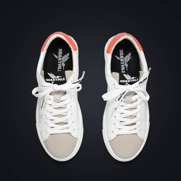 Noanymlz LEVEL O3 - WHITE / NEON RED Super Rabatt