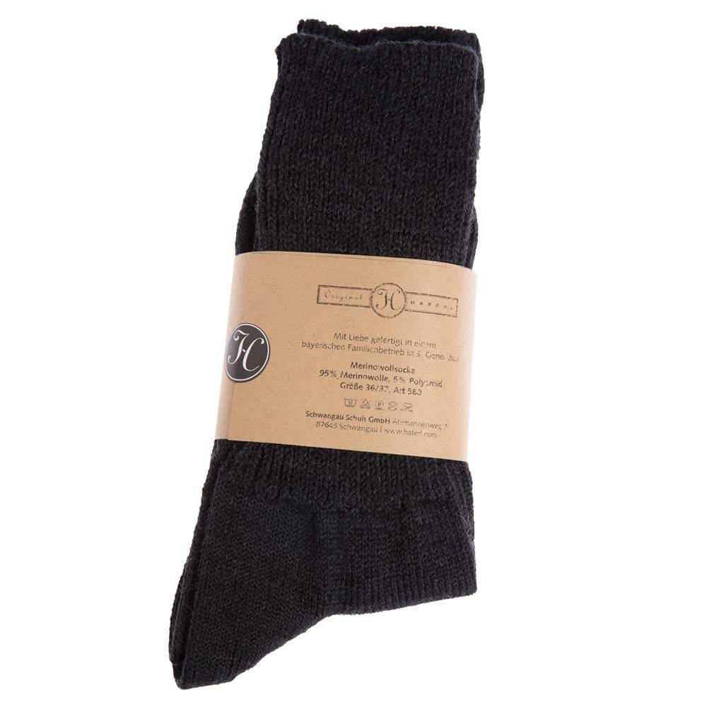 Original Haferl Merinosocken | anthrazit Günstig kaufen