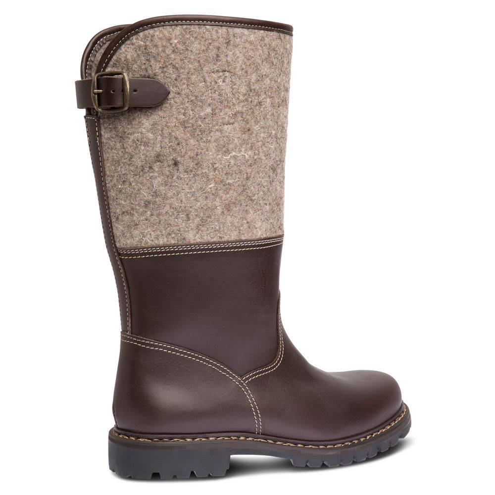 Original Haferl Salober Lammfell | braun graumeliert 50% Rabatt mit kostenlosem Versand