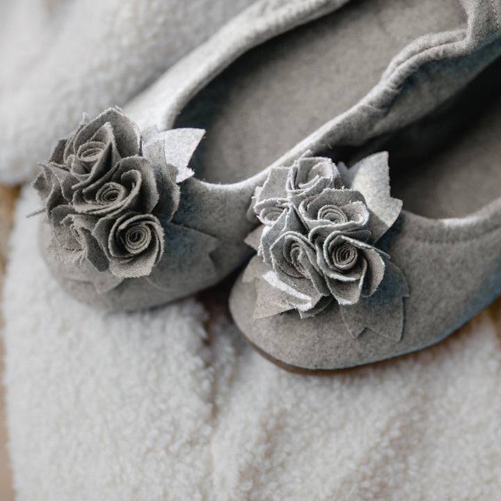 Pampuschen Grace wool lichtgrau Bis zu 50% Rabatt
