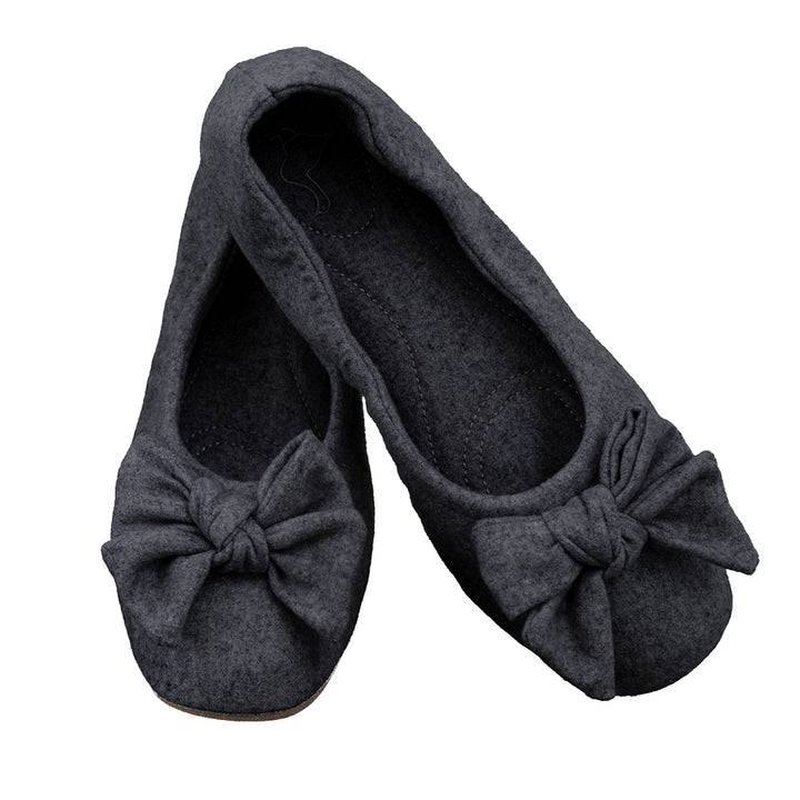 Pampuschen Daisy wool anthrazit Riesige Rabatte